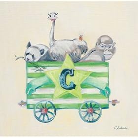 Toile '"C" Animal Carriage' par Catherine Richards - Taille de l'image L 30 cm x H 29 cm