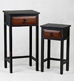 Privilege 24073 2Pc Accent Stands - Brown