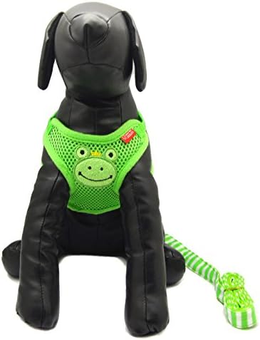 Alfie Pet by Petoga Couture - Pela Step-in Harness and Leash Set - Color: Green, Size: Large