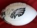 DeSean Jackson Autographed Custom Philadelphia Eagles Full Size Logo Photo Football, Proof Photo of DeSean Signing for Us.