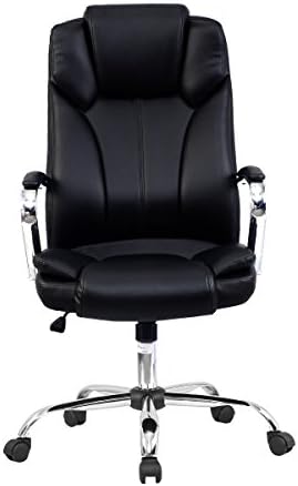 Ergonomic PU Leather High Back Executive Home Office Desk Chair