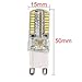 KINGSO 6pcs Pack G9 5W 3014 SMD 64 LED Cool White Light LED Corn Crystal Light Bulbs 360 Degrees Energy Saving Capsule Spotlight Lamps AC 110V