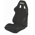 Sparco (00946NR) TORINO 2 Seats - Jacquard Cloth; Fiberglass Shell - Black