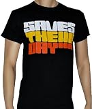 SAVES THE DAY - Big Letter Logo - Black T-Shirt