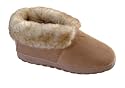 LAMO AUSTRALIA Men's Authentic Sheepskin Hard Sole Booties Boots Slippers Chesnut Style #M0001