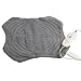 Sunbeam Health at Home HeatFlex Stingray Shaped Heating Pad with 4 Heat Settings and 2 Hour Auto-Off, Grey