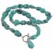 Sterling Silver Turquoise Chip Necklace