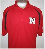  : Russell Athletic University of Nebraska Big & Tall Dri-Power Short Sleeve Coaches Polo