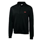 NCAA Men's Arkansas Razorbacks Black Journey Supima Flatback Half Zip