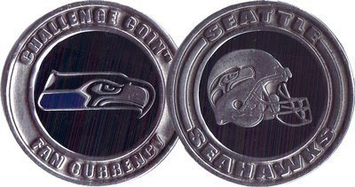 NFL Seattle Seahawks Challenge Coin Poker Card Cover