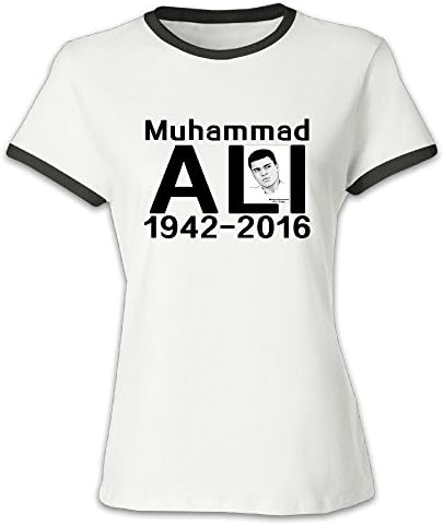 DINGZHITIXU Women's Muhammad Ali-Haj Creative T-shirt