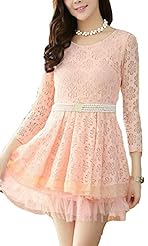 Short Lace Spring  Dress