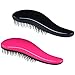 Detangling Brush Set (Pink & Black) - Effective Detangler Hair Brush for Women, Girls, Men and Boys-Use as Comb or Hair Brush-Use in Thin, Thick, Curly,Straight, Wet, Dry Hair