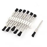 uxcell 毛 ブラシ 12 x 1 / 8インチのシャンク 5 mm ペン ナイロン 回転 ツール