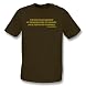 I Never Play Cricket (Oscar Wilde) t-shirt - Girls Slimfit, Color Dark Chocolate