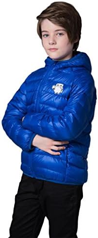 WenVen Children Down Jacket Light Weight(Sapphire Blue,47.24")