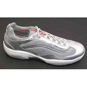 Buy Prada Silver Mens Sneakers by Prada