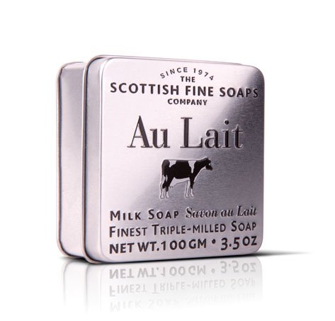 The Scottish Fine Soaps Company Au Lait Milk Soap In A Tin (100g)