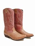 Coconuts By Matisse Gaucho Boots In Tan/Red