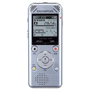 OLYMPUS ボイスレコーダー VoiceTrek 2GB 高音質 MP3/WMA ステレオ録音 microSD対応 V-801