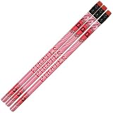 MLB Pittsburgh Pirates 3-Pack Team Logo Pencil Set - Pink