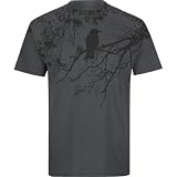 INFAMOUS Crow Mens T-Shirt - Pewter