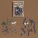 Third Party New : 50 Piece CIVIL WAR Army Men 1/35th Figures Toy Soldiers Playset