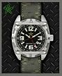 Rogue Warrior Red Cell Silver Camo Digital Band 200M GMT Watch