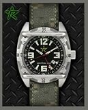 Rogue Warrior Red Cell Silver Camo Digital Band 200M GMT Watch