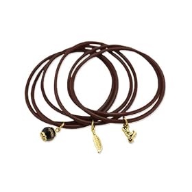 Twilight New Moon "Jacob" Jelly Bangle Bracelet with Charms