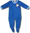 Diego and Baby Jaguar Blue Terry Footed Sleeper for Toddlers
