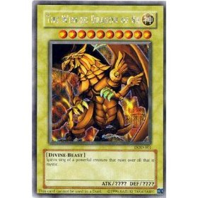 YuGiOh God Cards - DOD-1 XBOX - Winged Dragon of Ra - English God Card SCR SECRET Rare Version - Very Hard to Find Promo