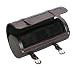 Diplomat,Diplomat Black Leather Three (3) Watch Travel Roll With Black Suede Interior,Diplomat