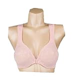Breezies Seamless Lace Front Closure Bra W/patented Ultimair Lining RETAIL VALUE $40