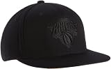 NBA Men's New York Knicks Black Flat Brim Flex Hat - Tt77Z