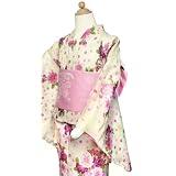 ≪子供浴衣3点set≫花姫　150cm