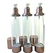 Skin Care Treatment Refillable Pumps and Sprays in 4 / 6 ounce sizes in Sets for Professional or Home use. Beautiful copper finish with clear container - Refillable. Non-airless, accurate action.