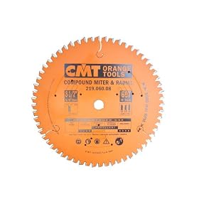 CMT 219.060.08 8-1 2 x 60 Tooth, .102 Kerf, 5 8 Bore Miter and Radial Arm Circular Saw Blade by CMT