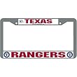 Texas Rangers MLB Chrome License Plate Frame