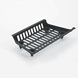 Copperfield 61302 23 Inch One Piece Cast Iron Grate, 23 Inch Front x 18 Inch Back x 12 Inch Deep, Leg Height 2 1/8 Inch, 19lbs