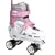 Storm White/Pink Quad Roller Skates