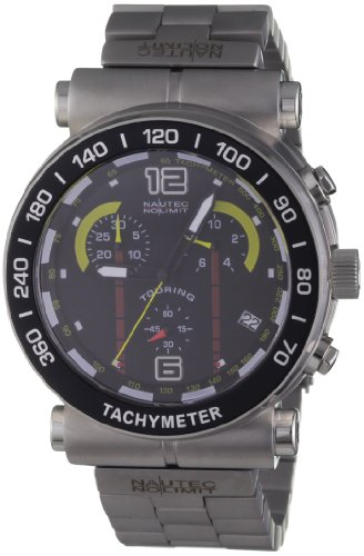 Nautec No Limit Herren-Armbanduhr XL Touring Chronograph Edelstahl TU QZ/STSTBKBK-YL Preisvergleich