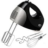 Oster 2577 6-Speed 250-Watt Hand Mixer, Black/Stainless
