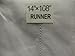 Loom State Pure Linen Hemstitch Table Runner White 14