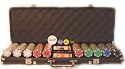 Jetons Dice - Mallette Poker - Mallette de 500 jetons Dice Alu Noir