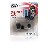Victor 22-5-00709-8 Black Plastic Tire Valve Caps