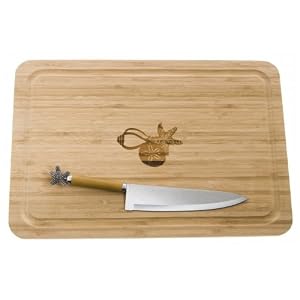 BAM Cutting Board and Knife - Shells by 