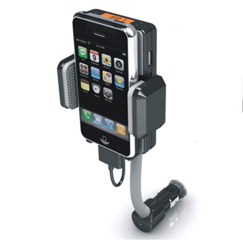 Childrens Toyshop  Electronics : TeckNet MT-094 Apple FM TRANSMITTER, Charger & FULL HANDS-FREE CAR KIT for Apple iPhone, iPhone 3G and iPod Player