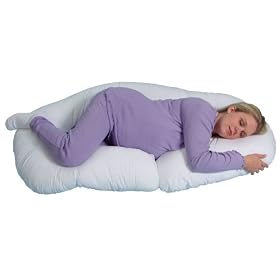 Leachco Snoogle Loop Contoured Fit Body Pillow, Ivory