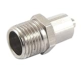 uxcell 4 x 3mm クイック カプラー 空気圧 継手 シルバートーン 金属 空気圧継手